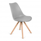 SILLA EN POLIPROPIRENO Y COJIN