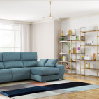 SOFA CON CHAISLONG ABATIBLE Y SENTADAS CON RELAX