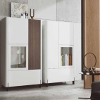 APARADORES PARA SALON EN CHAPA NATURAL Y LACA