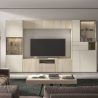 MUEBLE SALON CON VITRINA